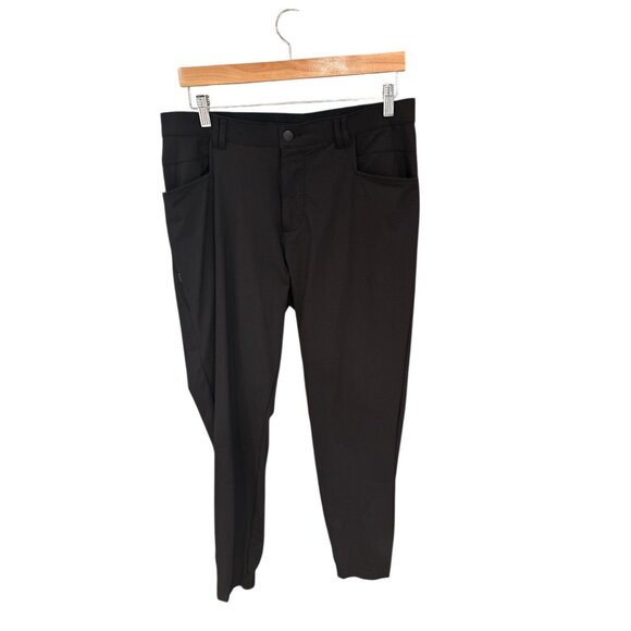 Bylt Premium Basics Mens Joggers Black Size 33 With Elastic Cuffs & Pockets - Picture 4 of 14